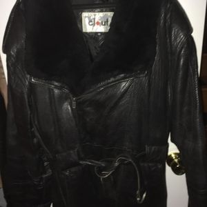 Men's Clout 3/4 Leather Jacket